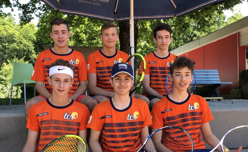 U-18 Mannschaft des Tennisclubs Rheinfelden