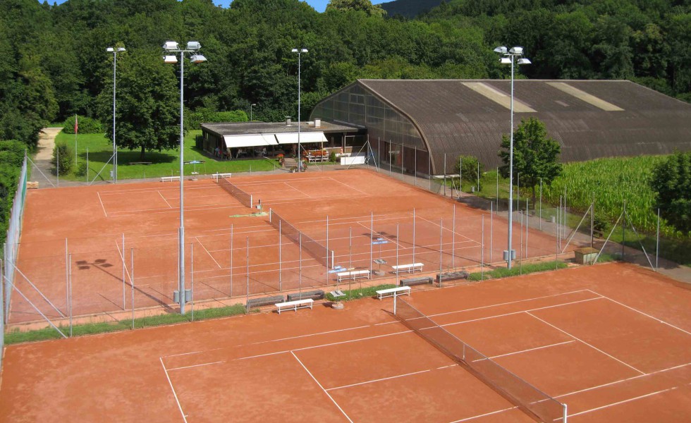 Luftaufnahme des TC Rheinfelden